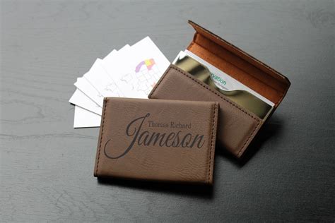 business card holder personalized.